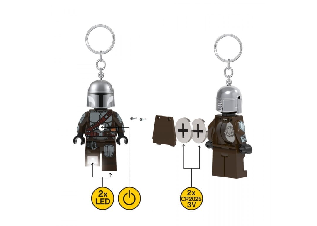 LEGO - Nøglering m/LED - Star Wars - The Mandalorian