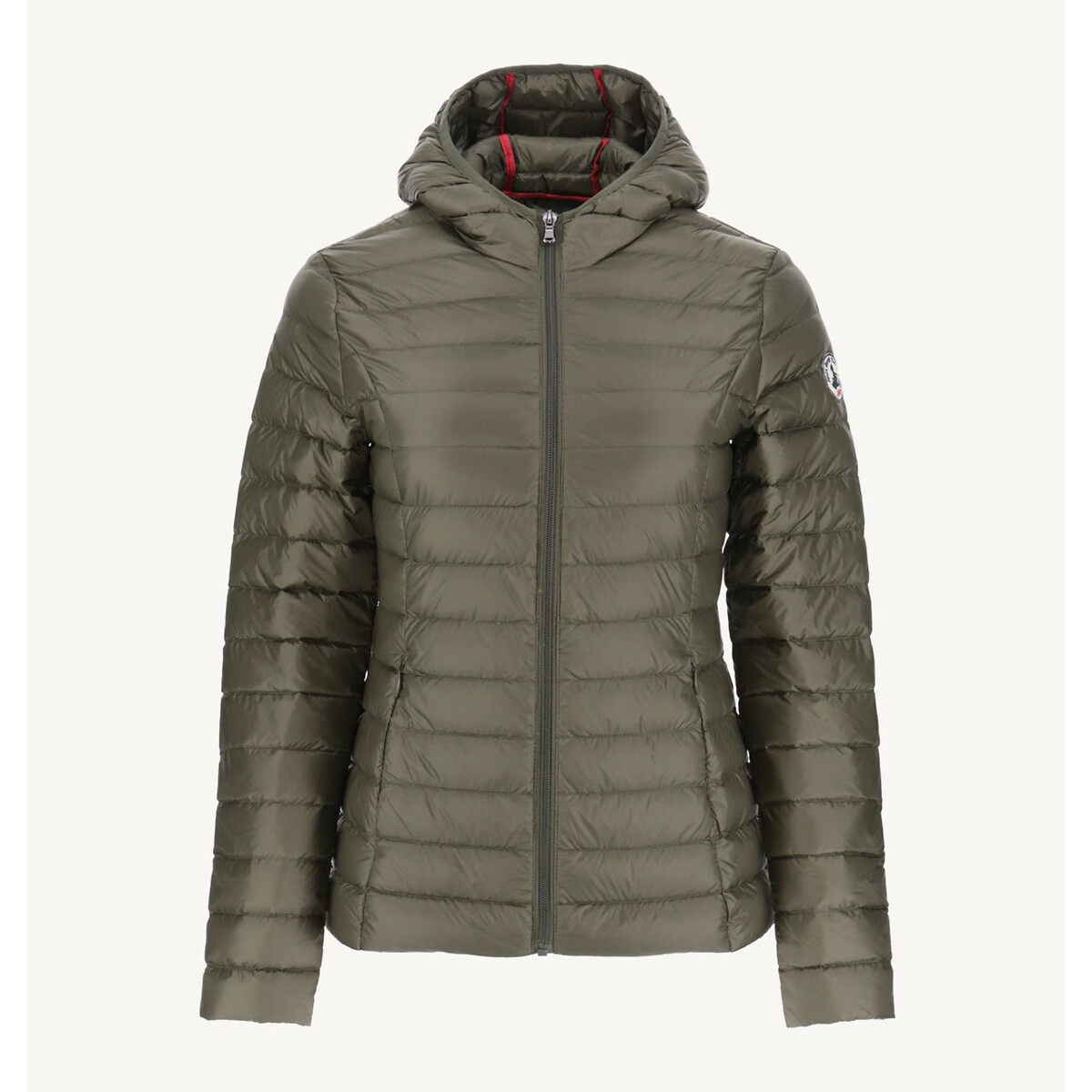 JOTT<br>Jaqueta acolchoada de plumas com capuz e zíper Cloe