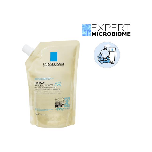 La Roche-Posay Lipikar Reinigingsolie AP+ Navulverpakking 400 ML