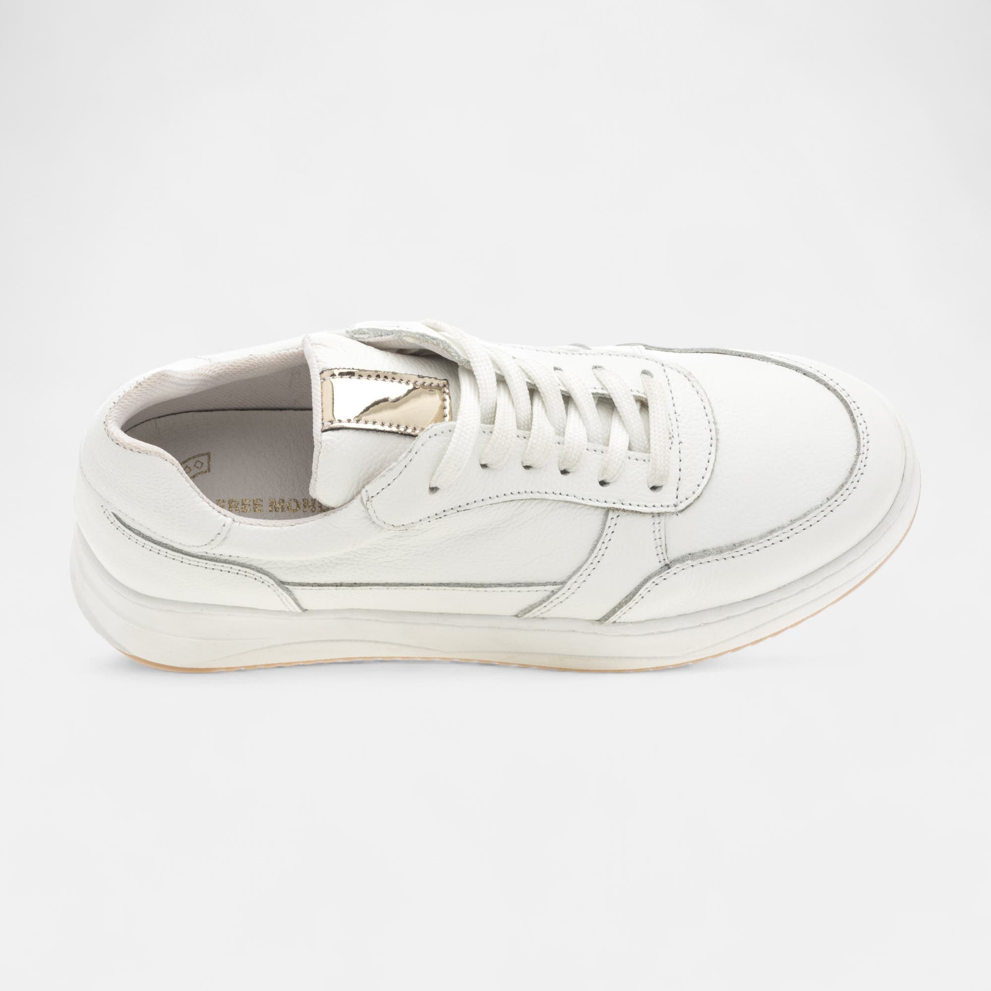 Baskets basses Femme en cuir blanc