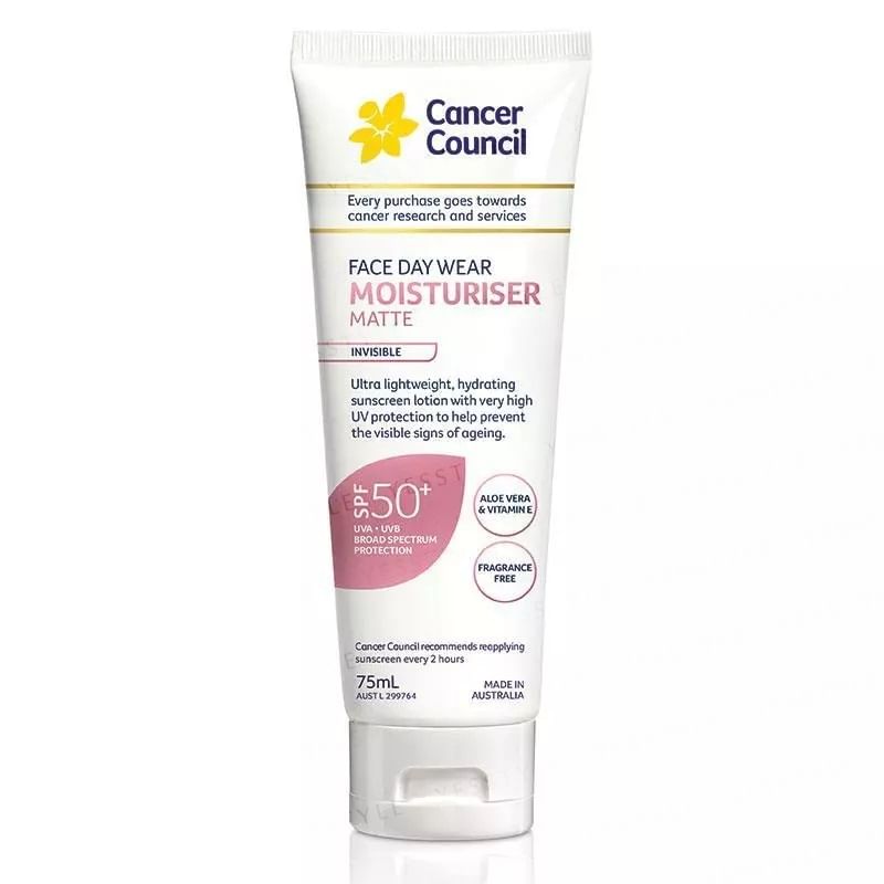 Kankerraad - Gezichtscrème voor overdag, matte SPF 50+