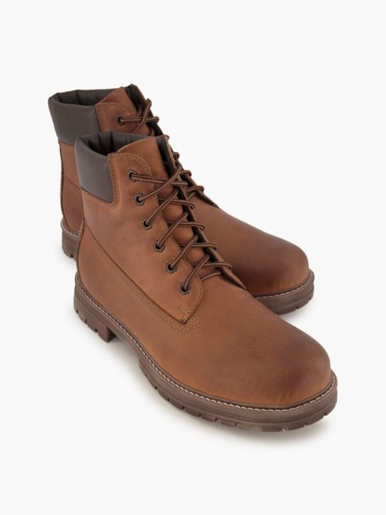 AM SHOE Schnür-Stiefelette Braun