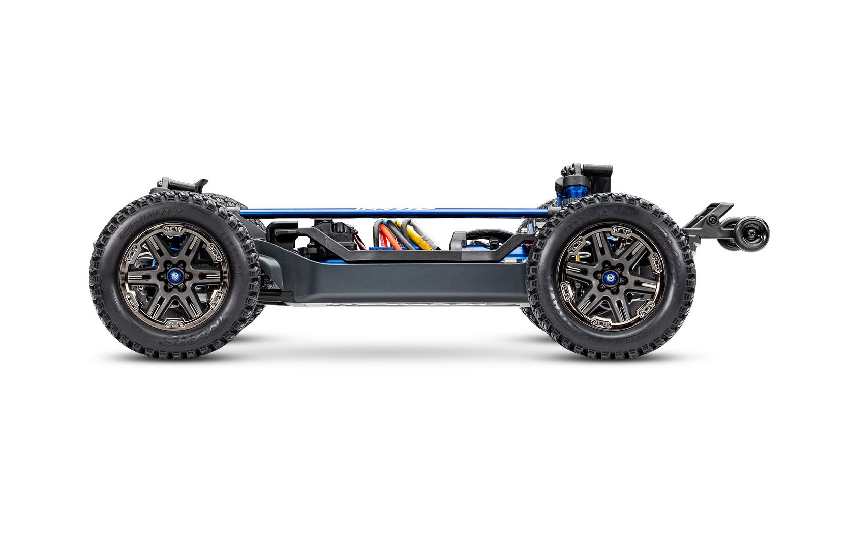 Stadium Truck Rustler 4x4 Ultimate Blau, ARTR, 1:10<br>4WD Stadium Truck mit Velineon VXL-3S Brushless Antrieb