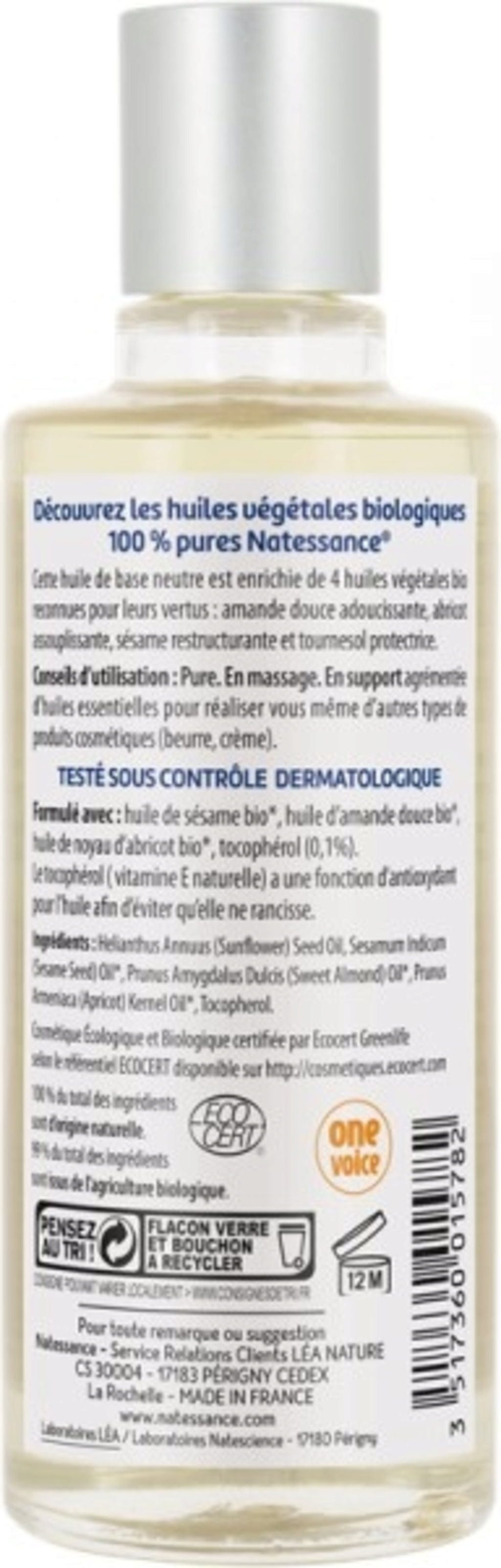 Natessance  Neutralöl, 100 ml