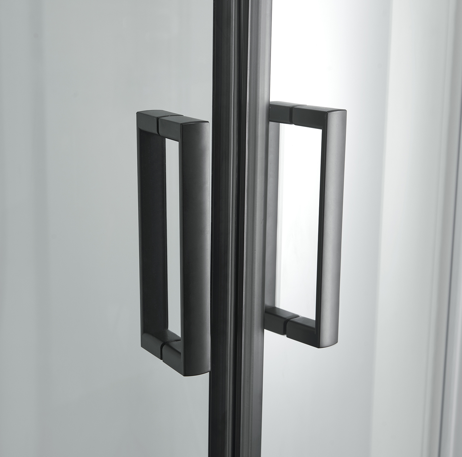 Saniclear Elite gesloten douchecabine kwartrond 90x90cm thermostaat kitvrij