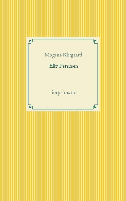 Elly Petersen - Mogens Klitgaard - Bog