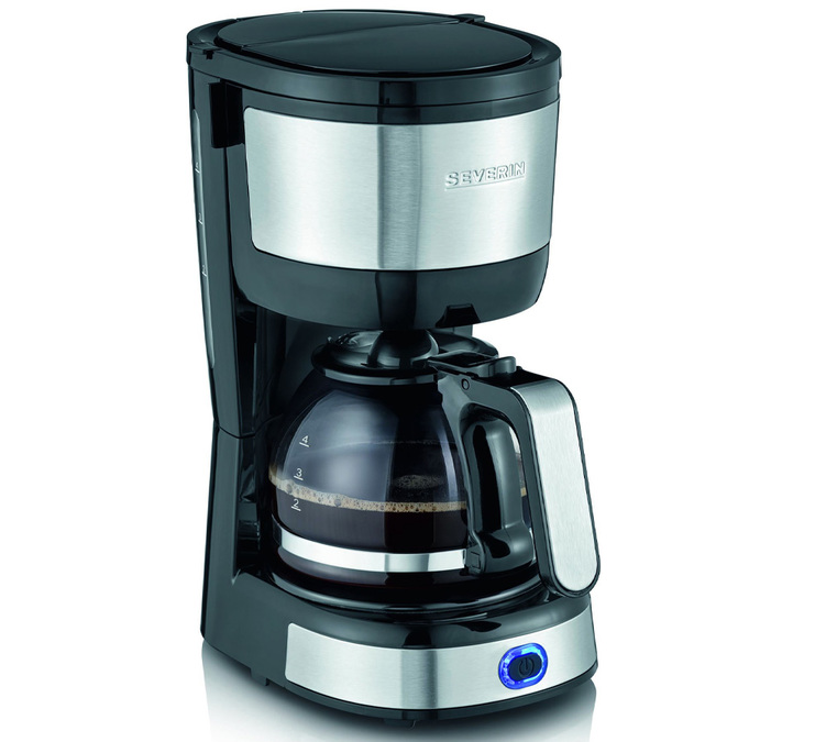Cafetière filtre compacte KA 4808 Inox et Noir Severin + offre cadeau