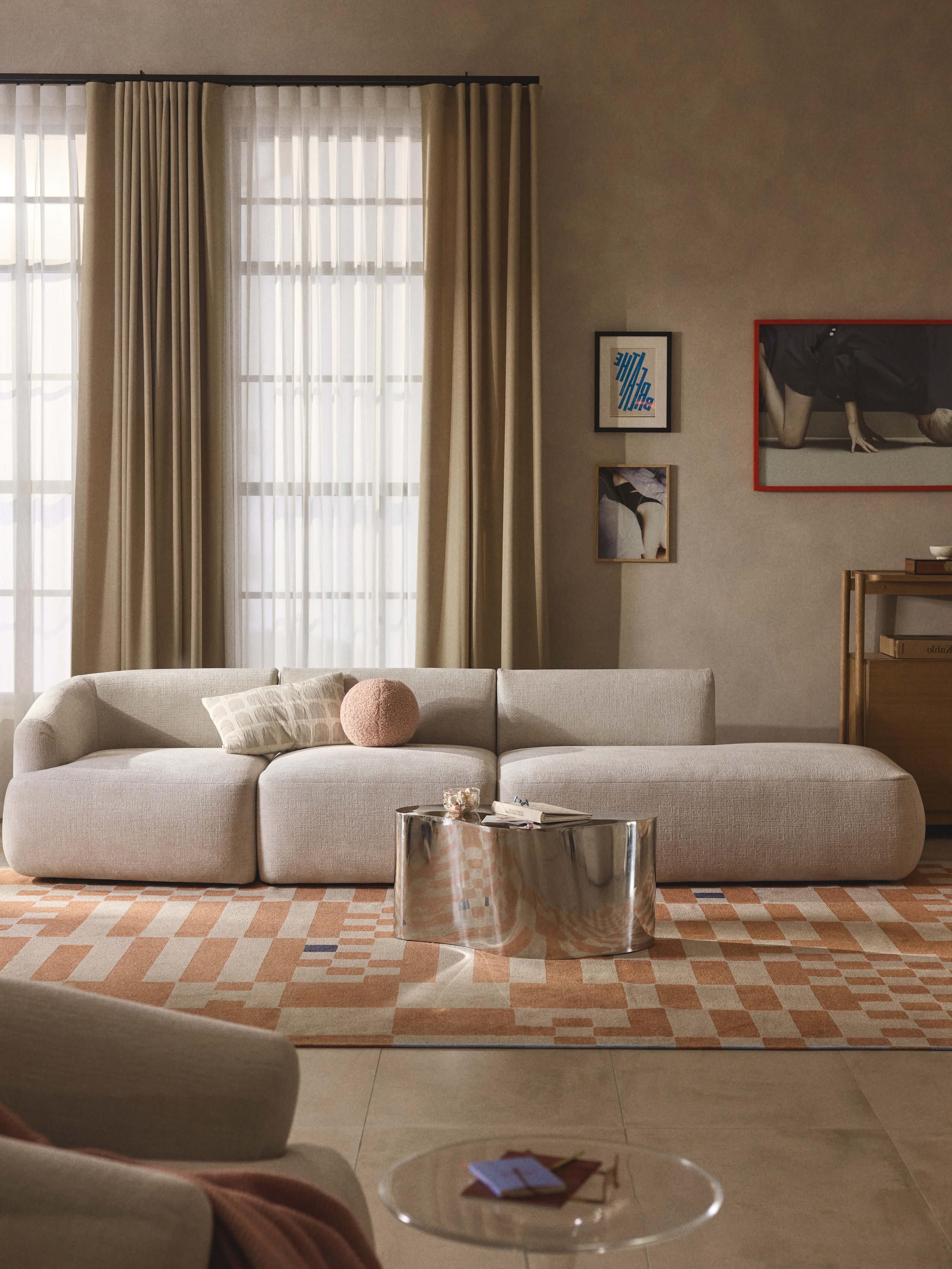 Modulaire chaise lounge Sofia (2-zits)