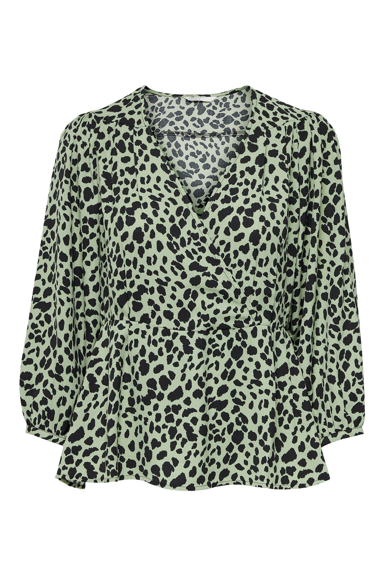 Blusa envelope com mangas 3/4