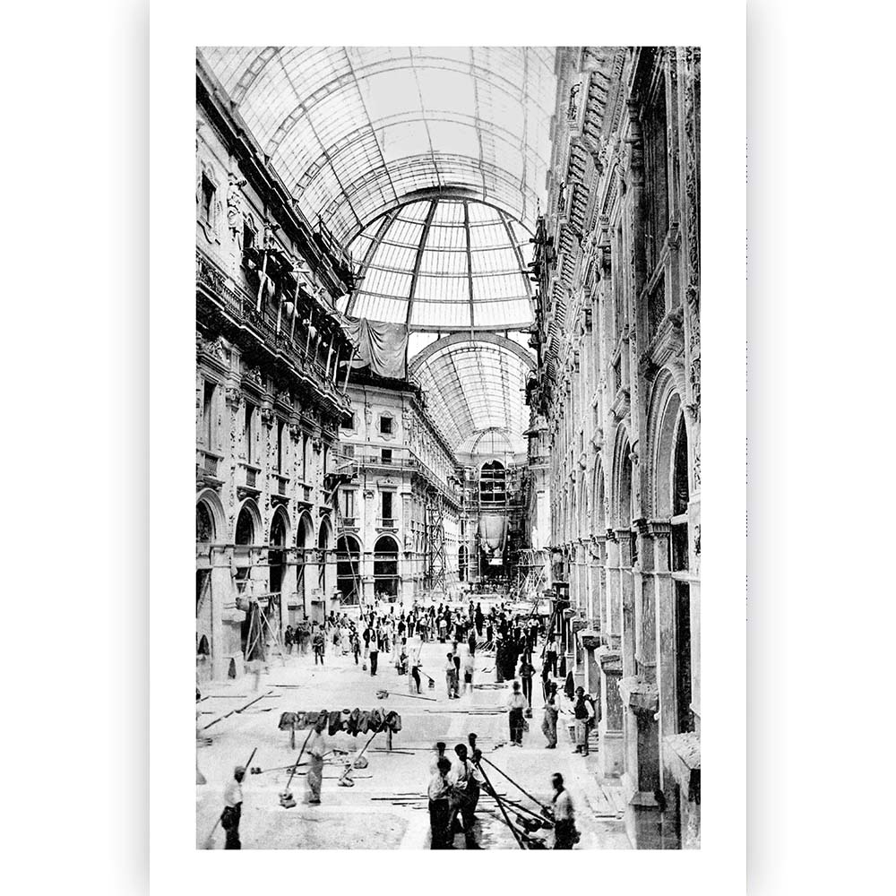 Poster Galleria Vittorio Emanuele 30x45 cm