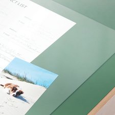 Sous-main, 70 x 36 cm, en PVC, transparent