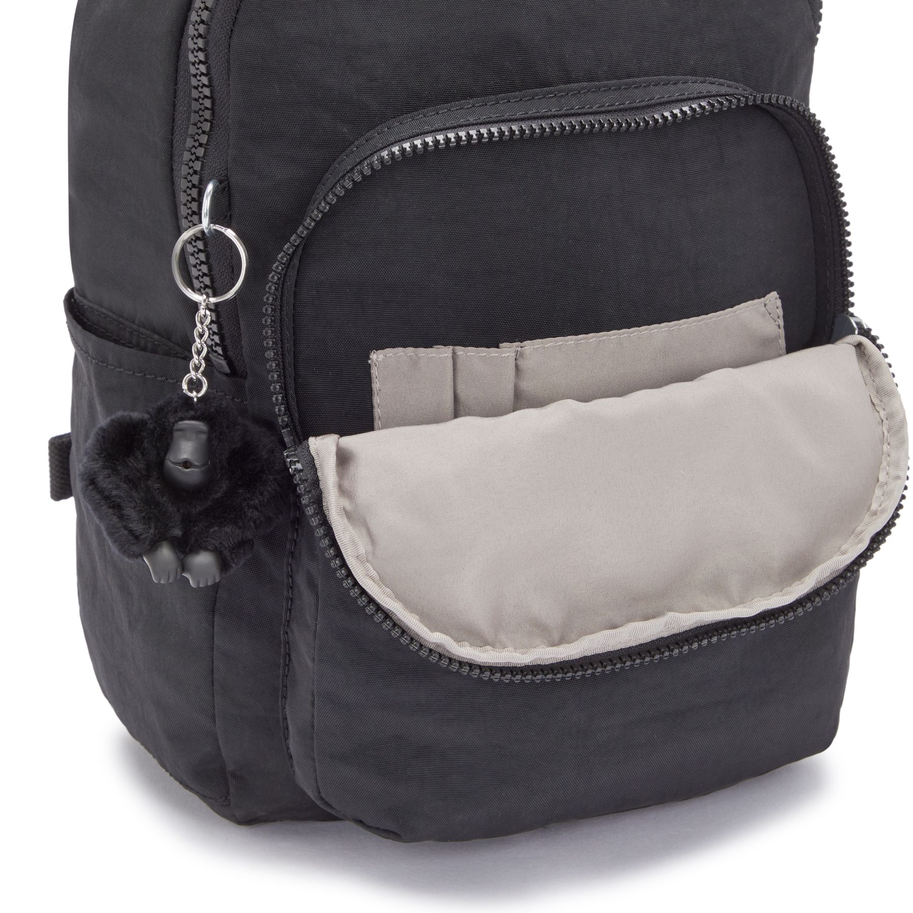 SEOUL S Petit Sac à Dos avec Compartiment pour Tablette - Black Noir