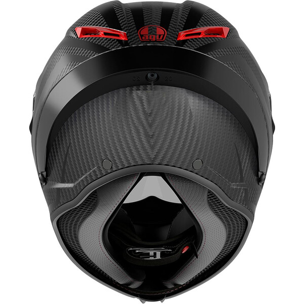 AGV - Casque Pista GP RR Intrepido Carbone / Noir / Rouge / Mat