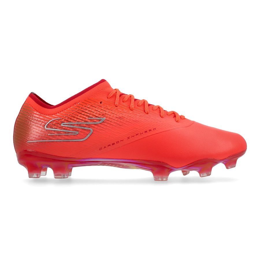 Skechers Razor FG Prime - Rouge/Argenté