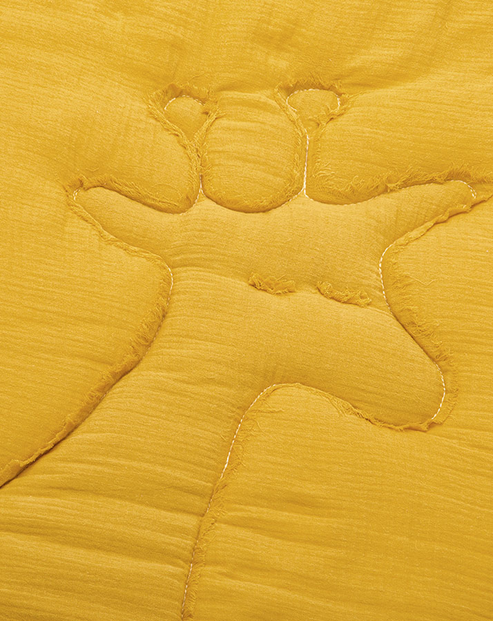 Spielmatte TERRA BÄR (120x120) in honig
