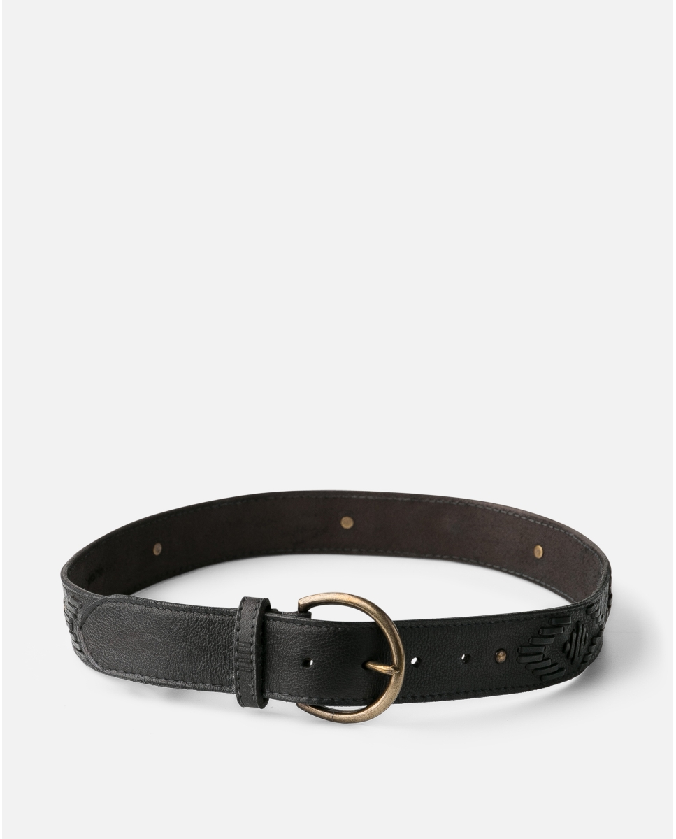 Biba Barcelona Bayron Belt/ Riem Black 105 cm