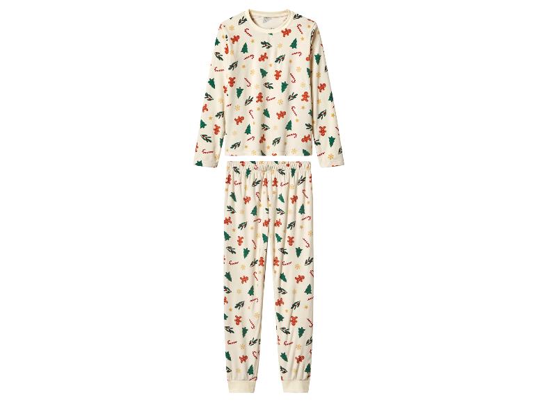 Velours kinder kerstpyjama