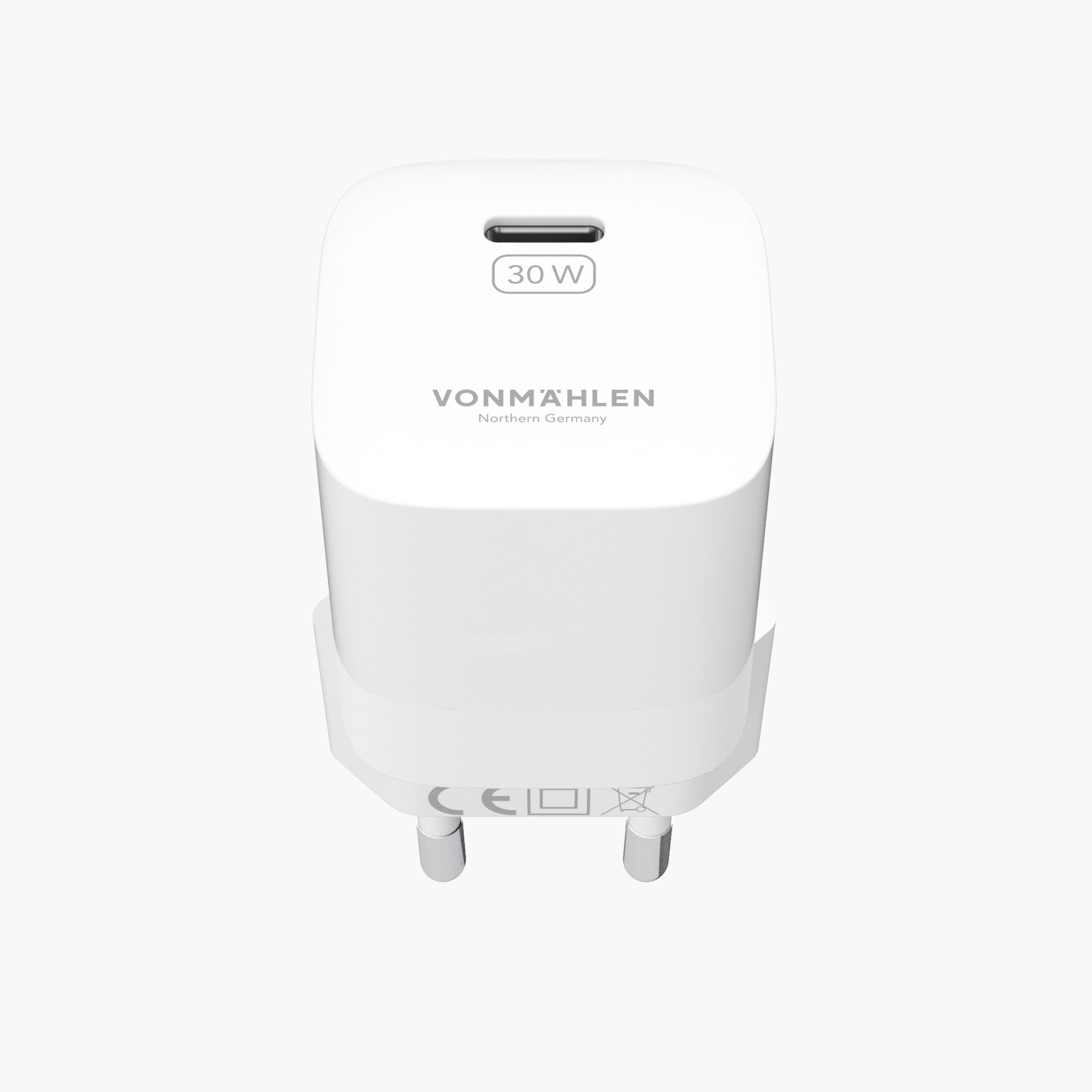 (30W) Unity USB C GaN Ladegerät Netzteil Power Delivery (UTY00005) - Weiss