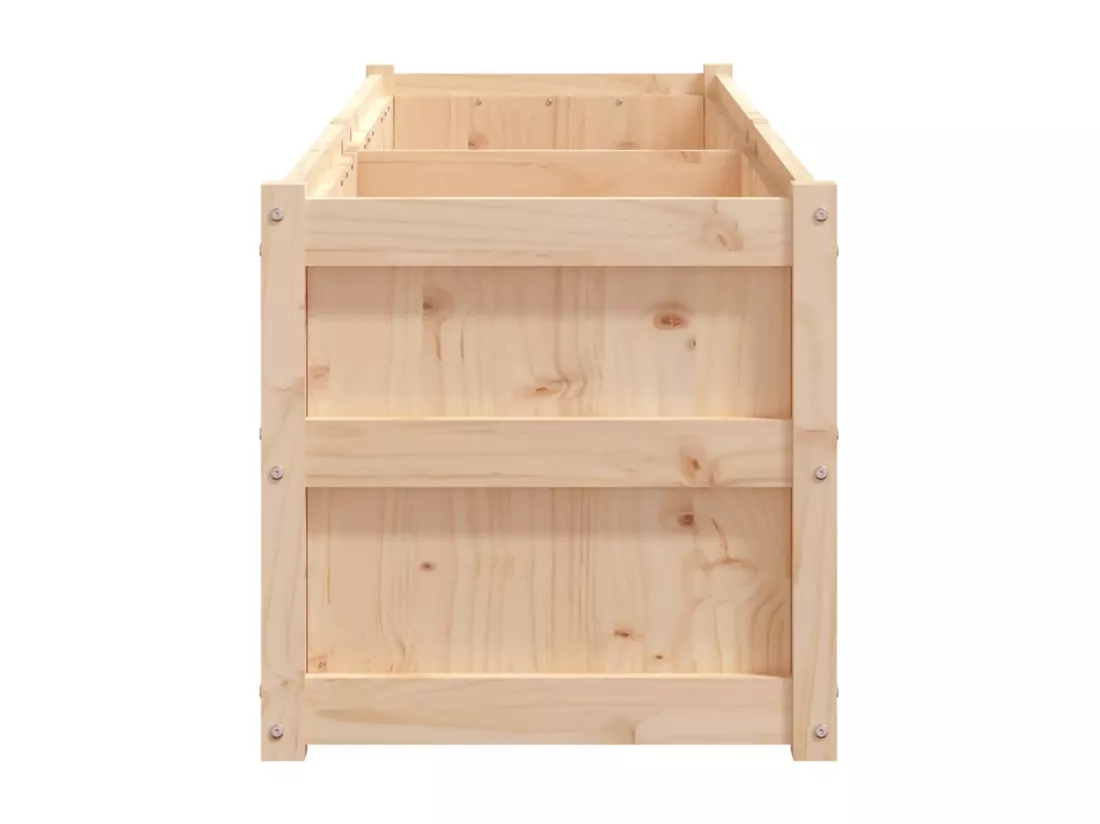 Jardinière 180x50x50 cm bois de pin massif