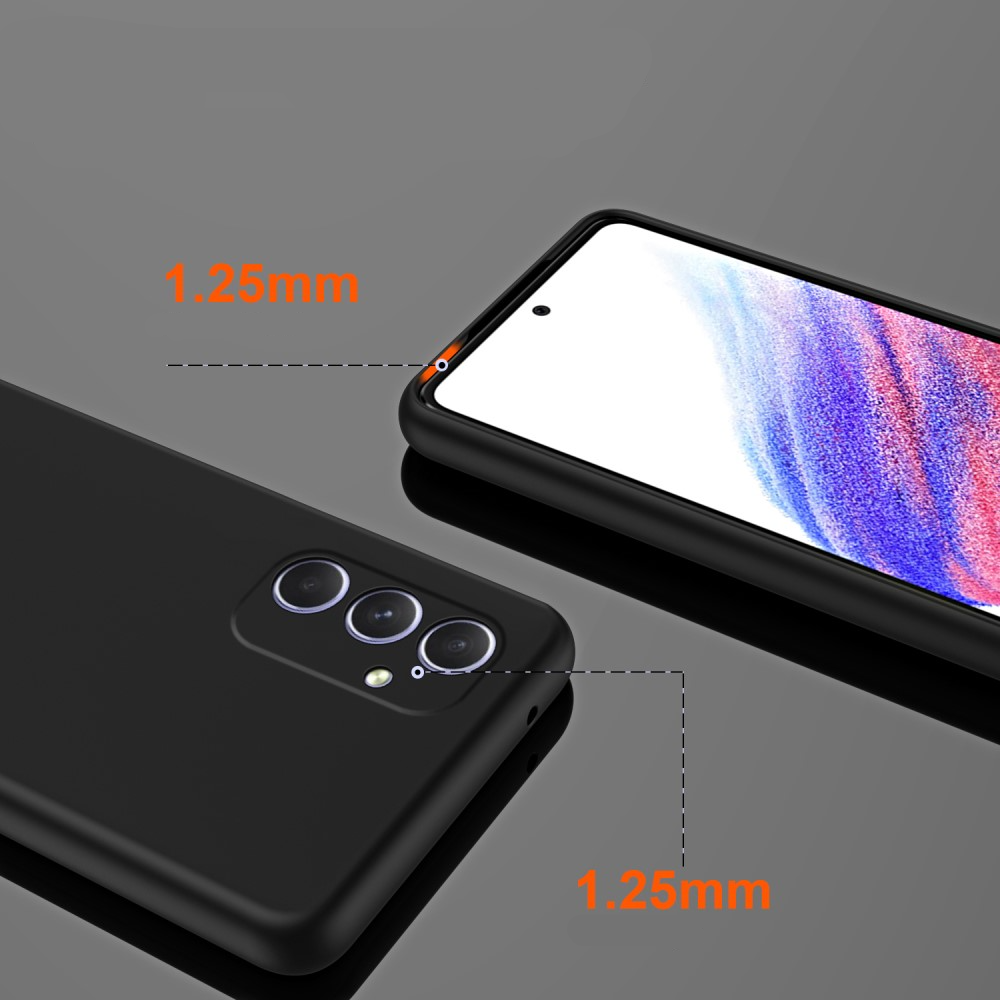 Samsung Galaxy A55 Gummi Case Schutzhülle mit Kameraschutz - Blau
