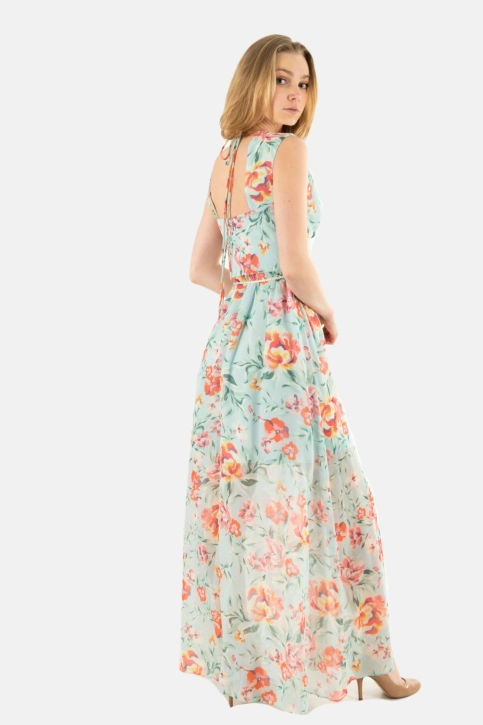 Robe guess jeans sl gildaong p7ng rose meadows print