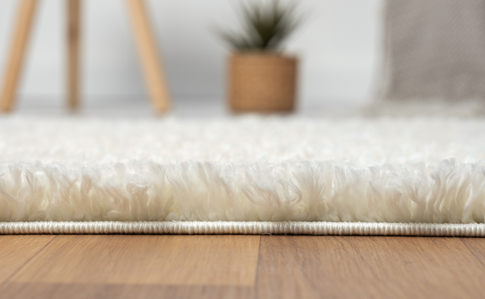 Teppich MY SHAGGY - weiß - 80x250 cm