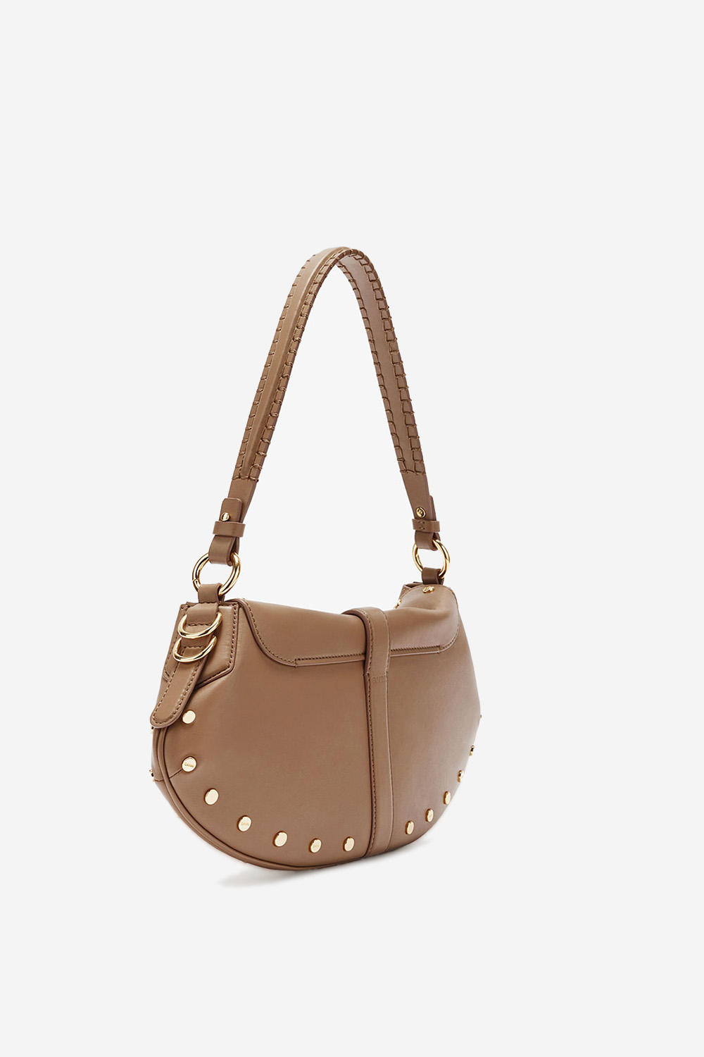 B-Kat studs leather shoulder bag