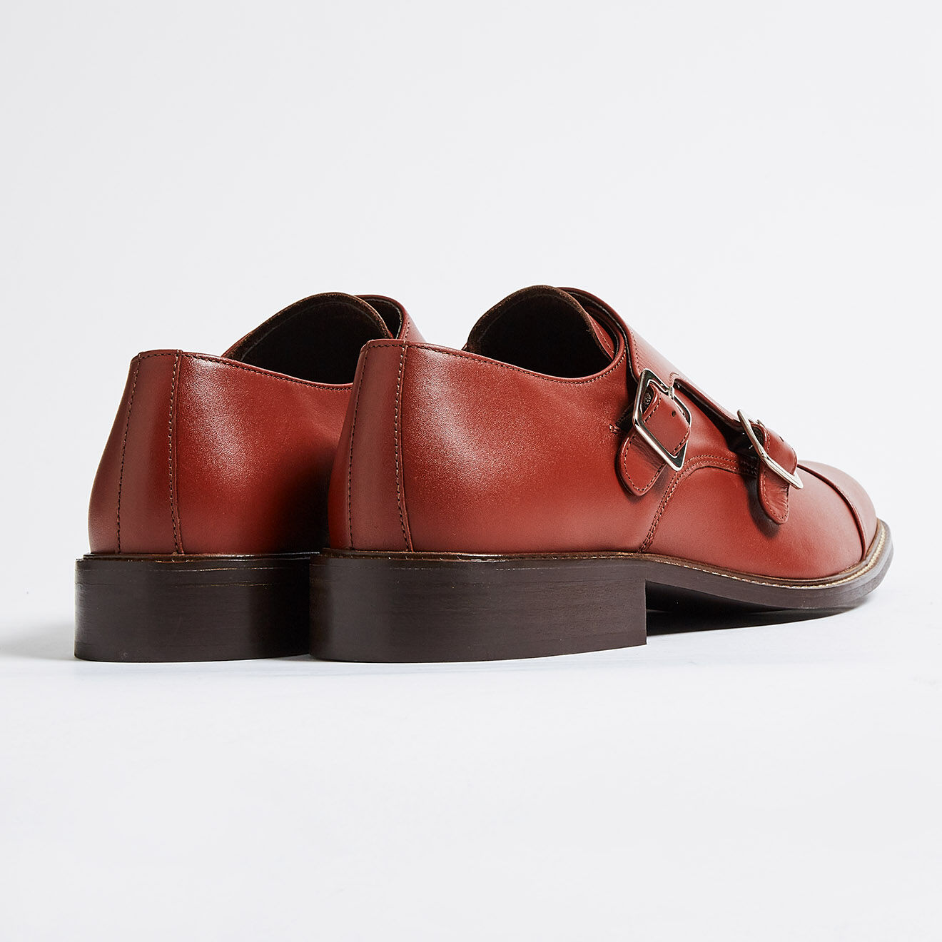 Klom Monks Guillaume  en Cuir lisse marron