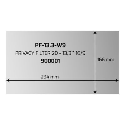 PORT Professional - filtre de confidentialité pour écran 13