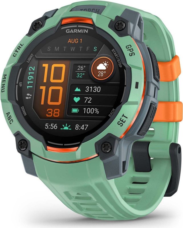 Garmin Instinctmm,AMOLED,Neo Tropic Bezel w/Neo Tropic Bnd,WW