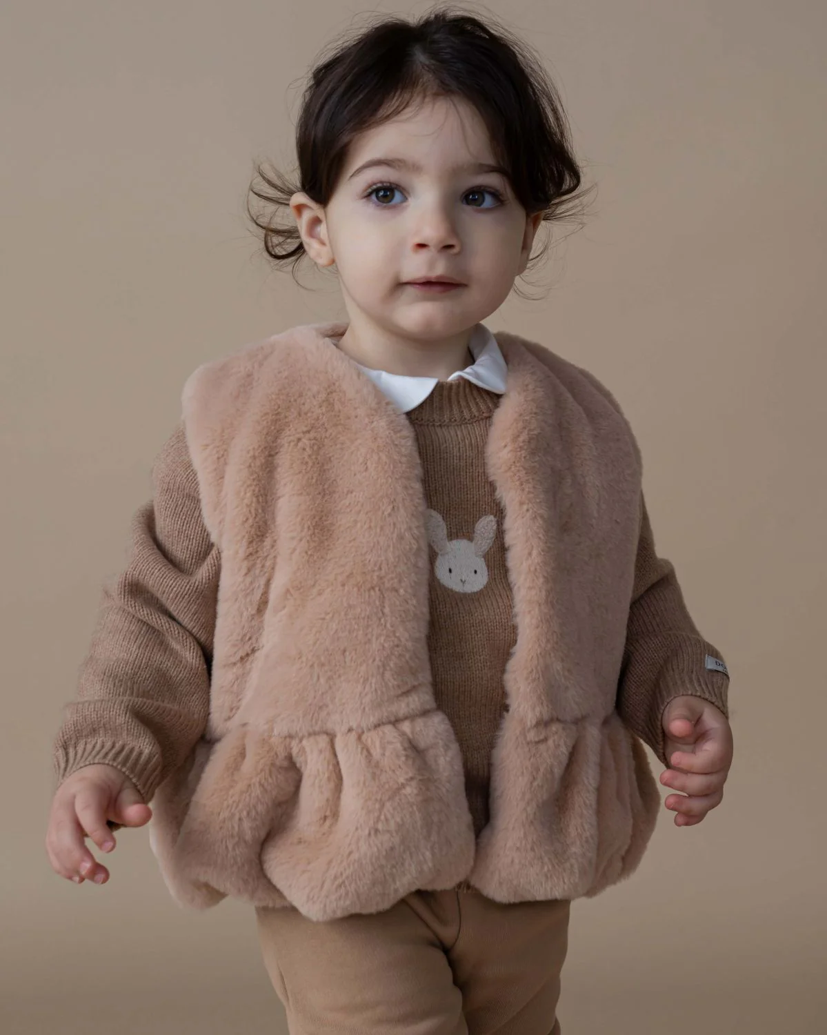 Nilila Gilet | Cloudy Rose Teddy