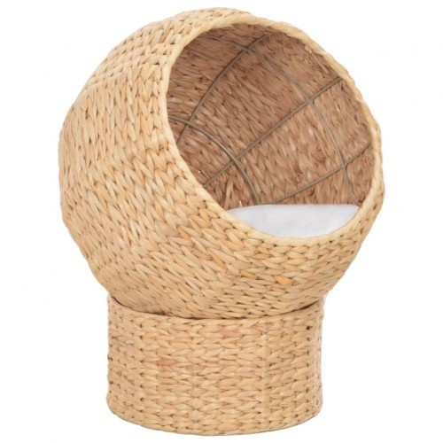 Cama de vime vidaXL para gatos, marrom