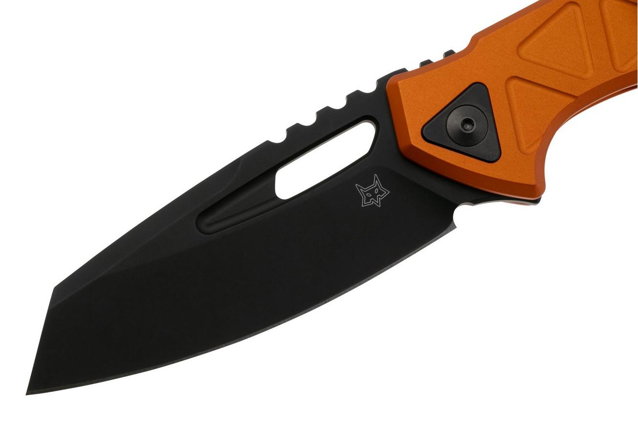 Fox Chronos FX-552-ALBOR PVD Magnacut, Orange Aluminium, zakmes, Stefan Merk design