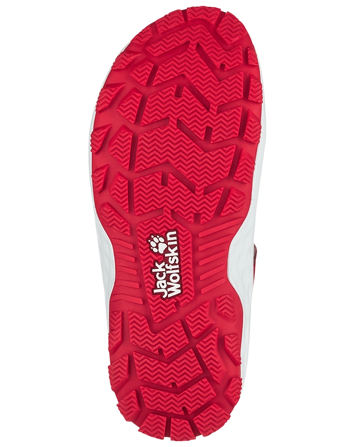 Trekking-Sandalen OUTDOOR ACTION mit Zehenschutz in red/lemon