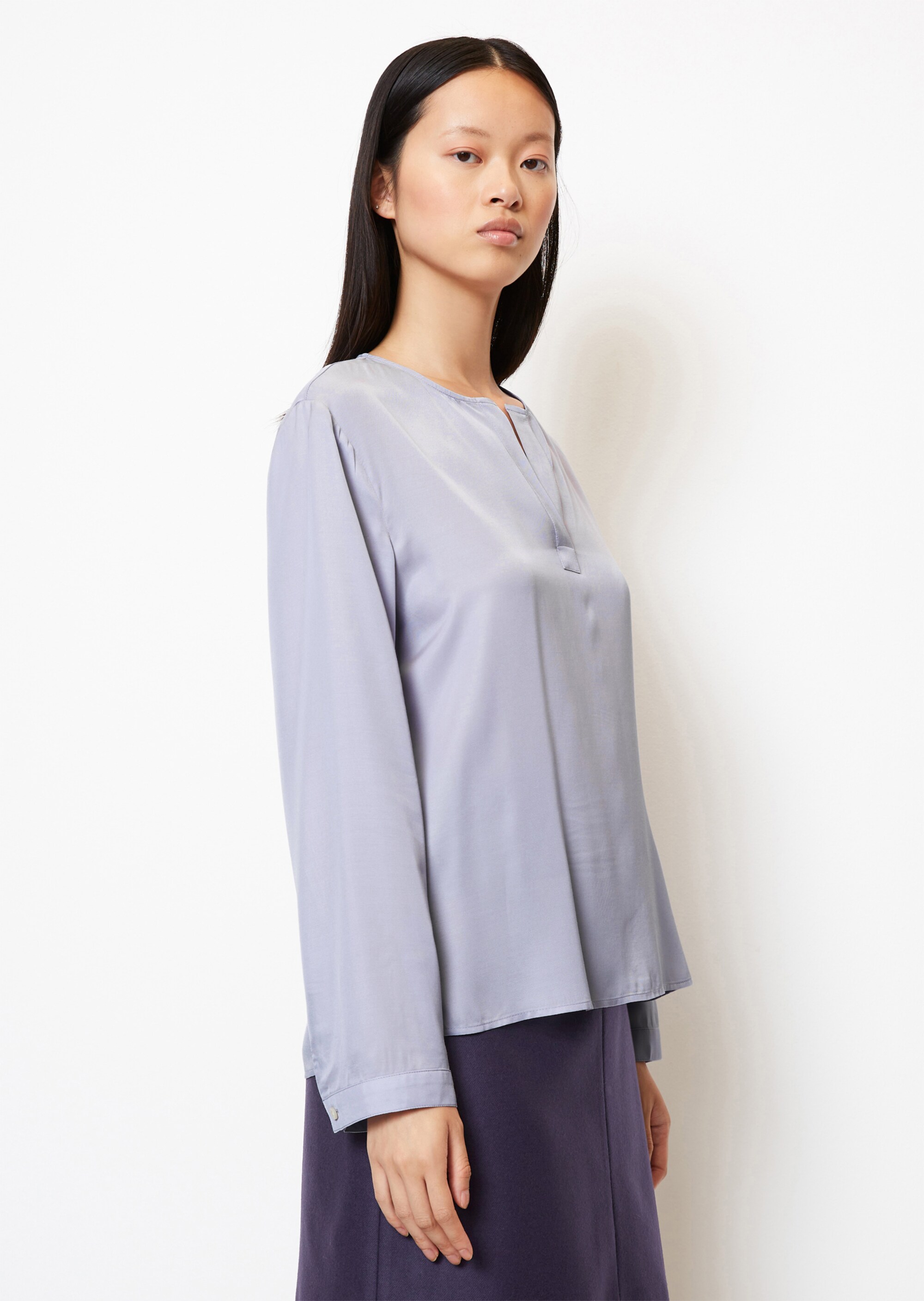 Shirt-Bluse regularaus LENZING™ ECOVERO™