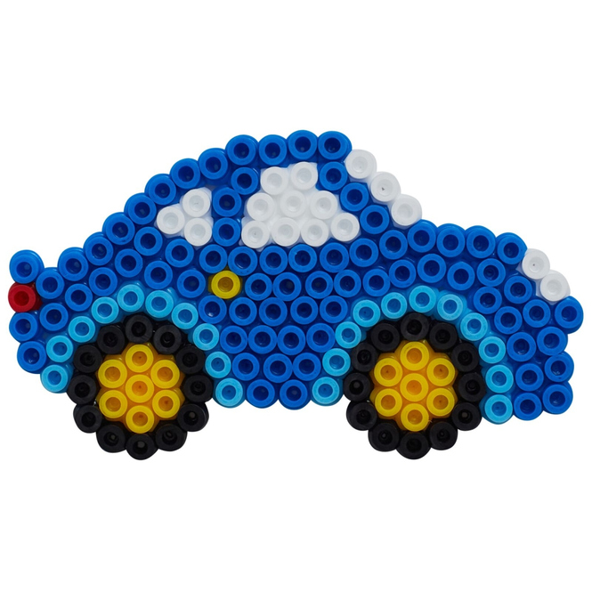 Hama - Bügelperlenset Dino/Auto - ca. 1.100 Perlen
