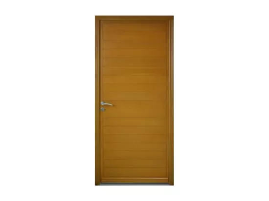 Porte D'Entrée Bois Pleine, Laura, H,215Xl,90 P, Droit Côtes Tableau