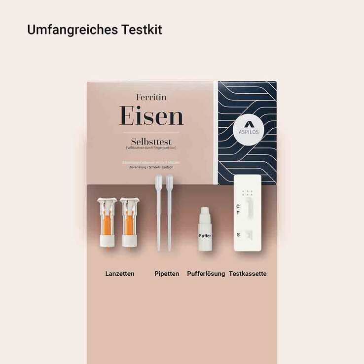 Aspilos Eisen Ferritin Selbsttest Blut, 1 St
