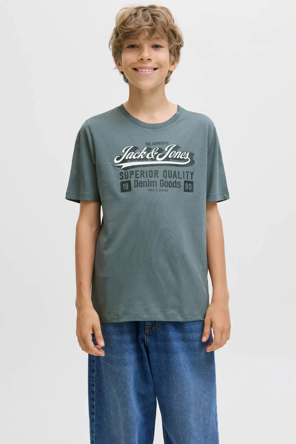JACK & JONES JUNIOR T-shirt grijsblauw