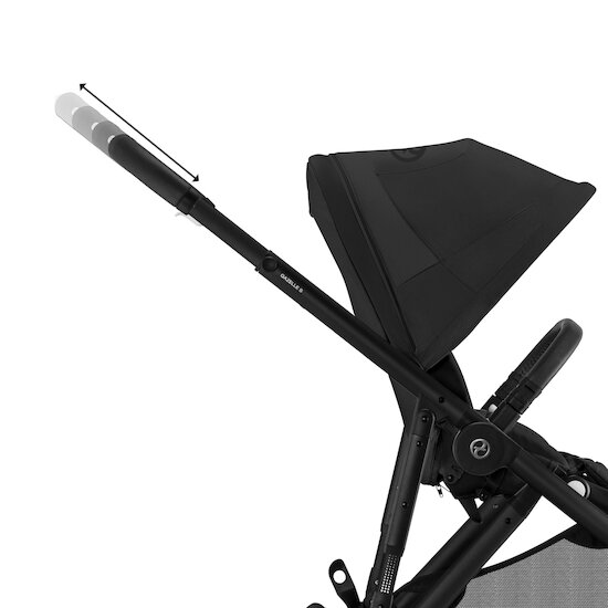 Poussette Gazelle S   Moon Black        de               CYBEX