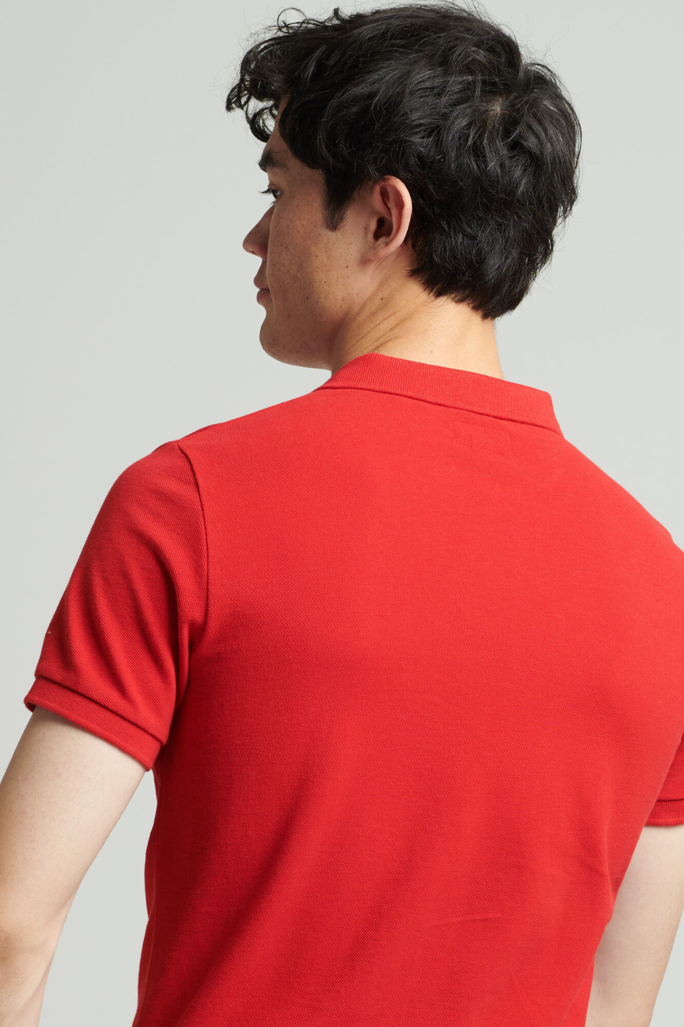 Camisa polo clássica em piqué da Superdry