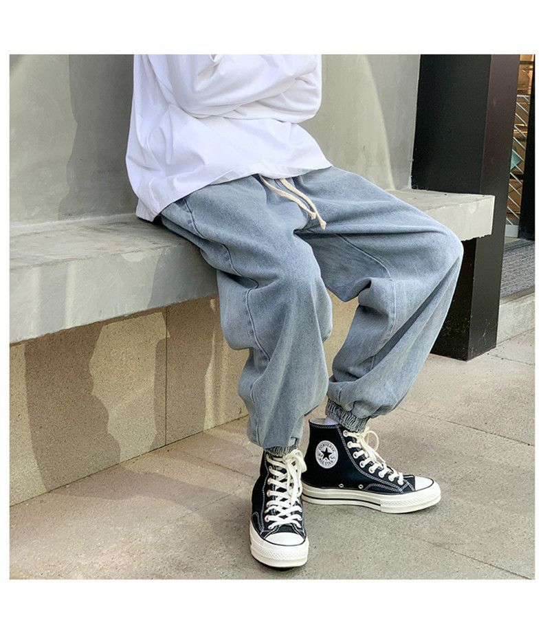 WidoWilder - Cropped haremjeans met trekkoord