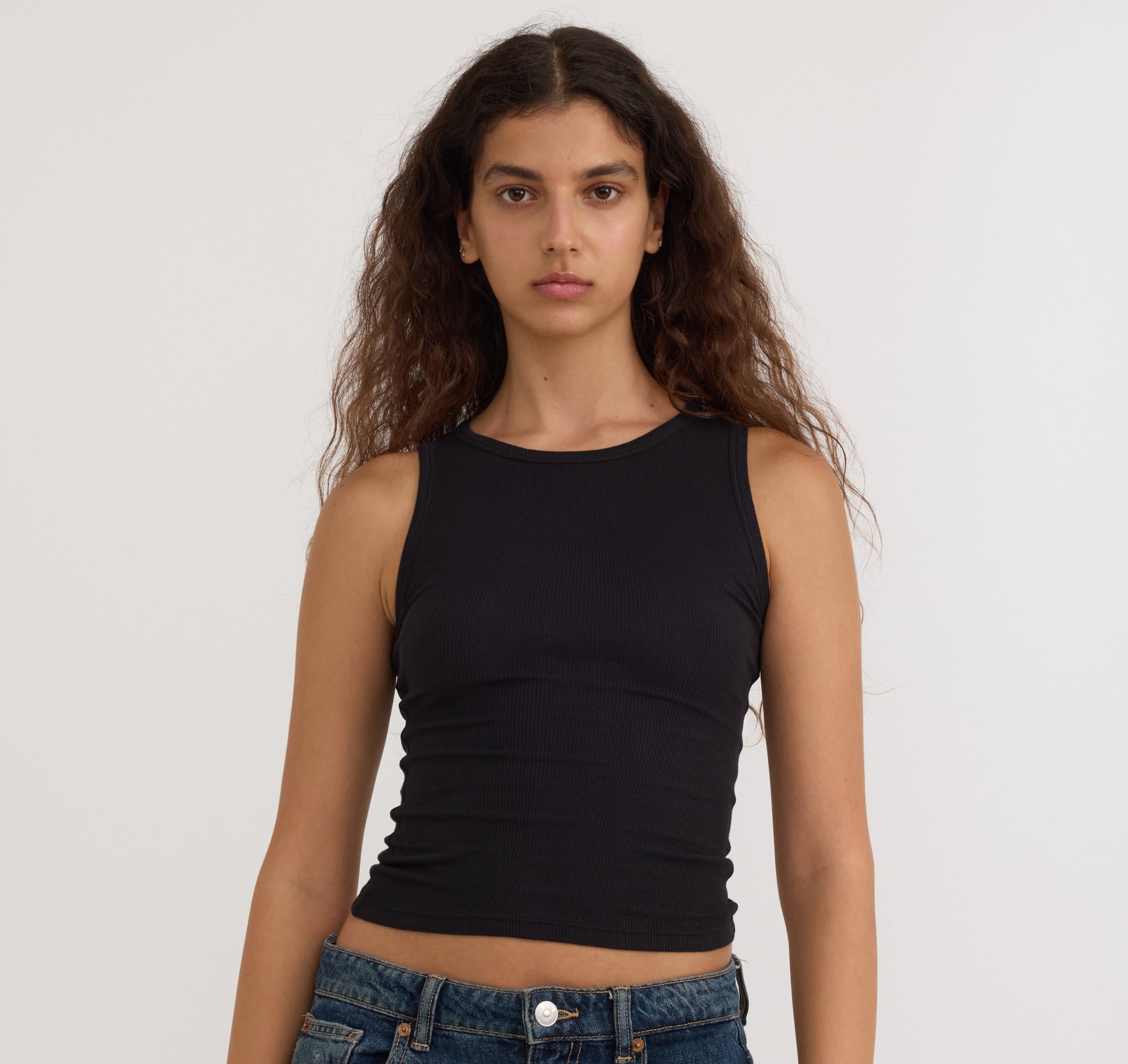 ORGANIC COTTON<br>Core Rib Tank Top