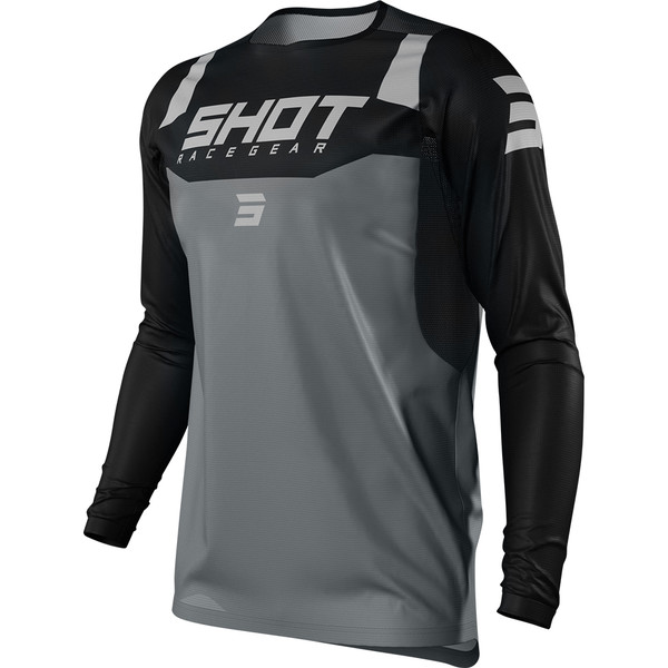 Shot - Maillot Contact Chase Gris / Noir