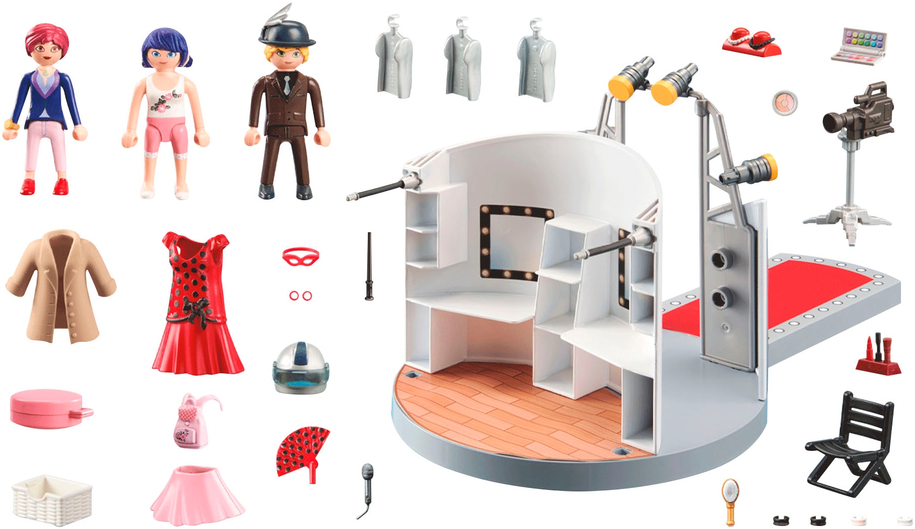 Playmobil® Konstruktions-Spielset »Miraculous: Gabriels Fashion Show  (71335), Miraculous« Made in Europe