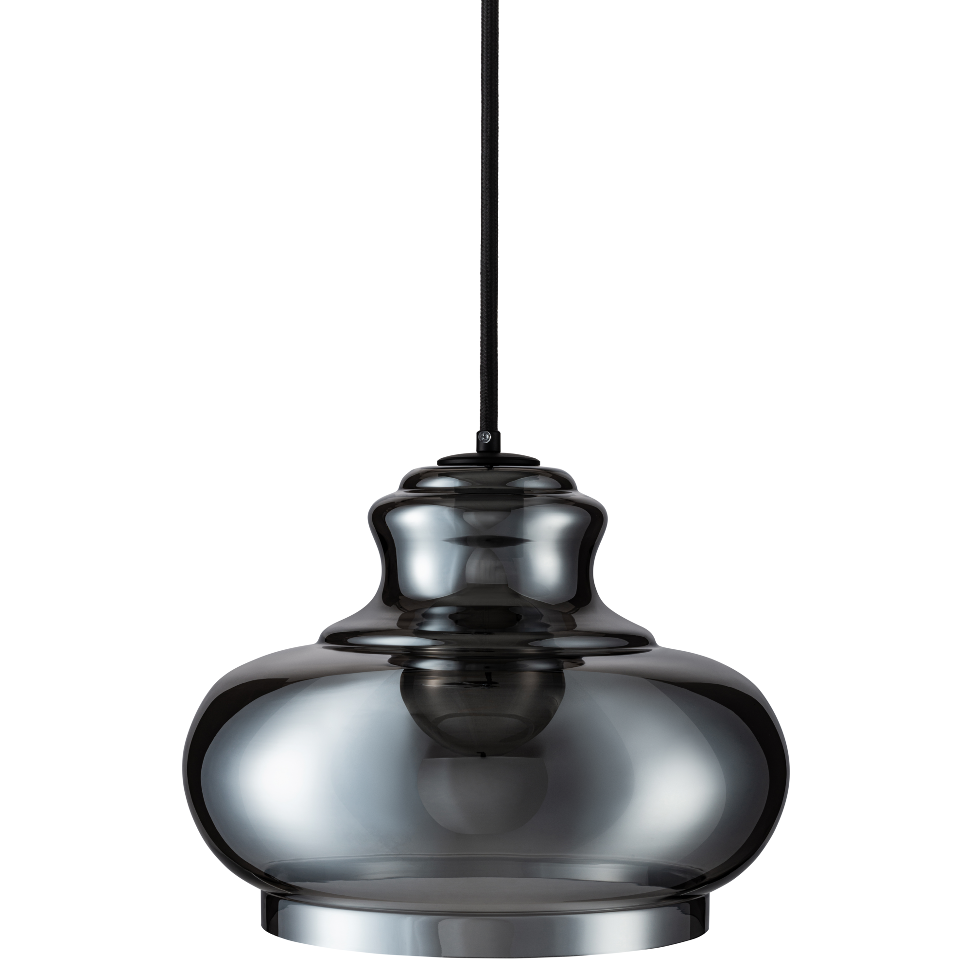 Hanglamp Majestic + pendel zwart