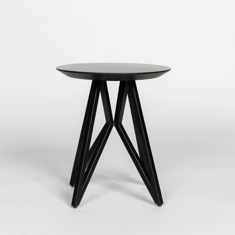 Kruk Butterfly wit onderstel, light 3041 eiken naturel