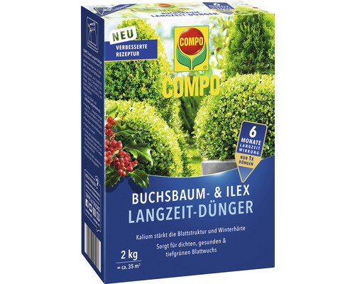 COMPO Buxus & Hulst Langzaamwerkende Meststof met Kalium 2 kg