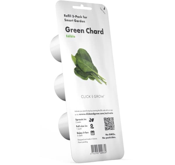Click & Grow Smart Garden refill Grønn Chard 3stk