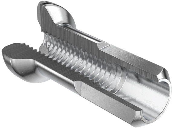Messing NIPPEL 2.0 x 12mm schwarz  schwarz